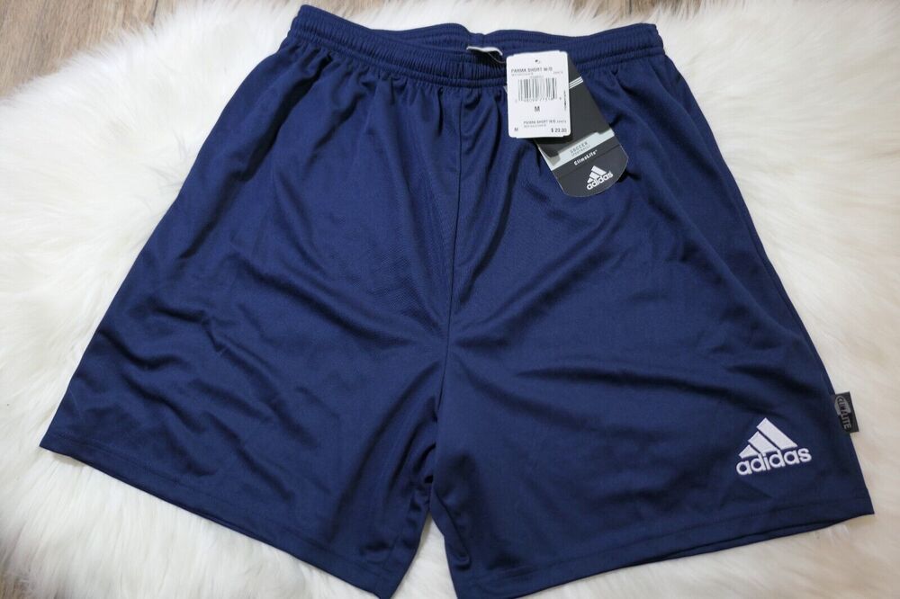 NWT 2004 Adidas Parma Men's Medium Polyester Soccer Climalite Shorts